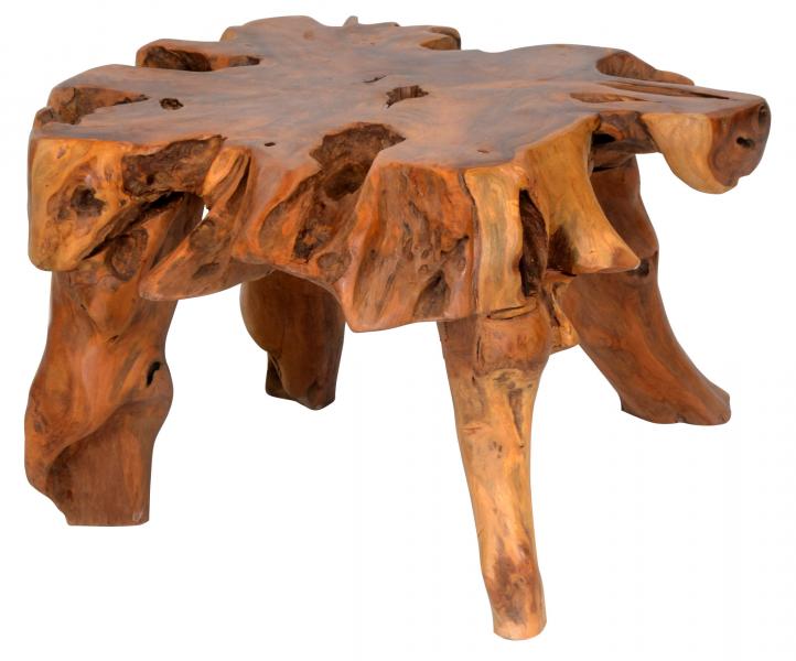 Small Teak Tree Root Root Coffee Table - IS37