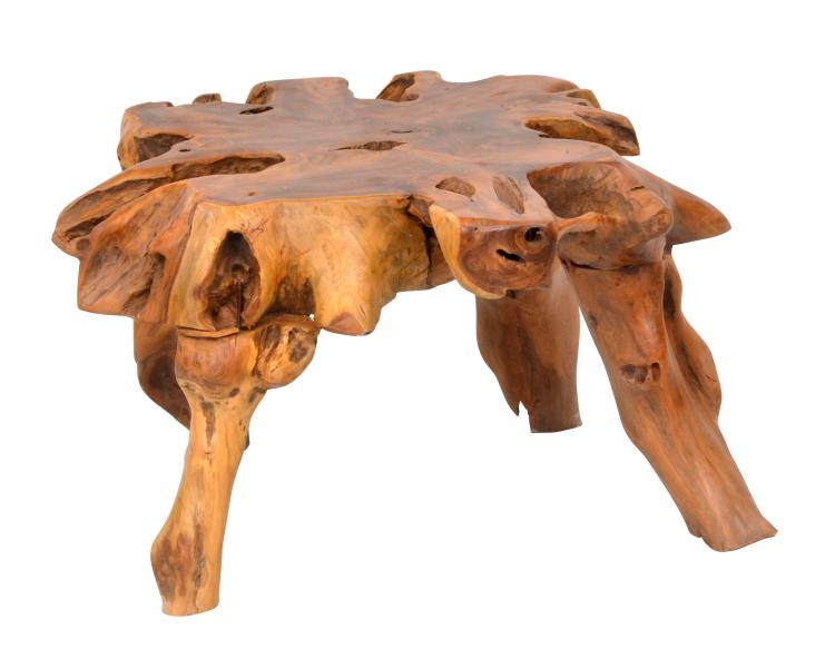 Small Teak Tree Root Root Coffee Table - IS37