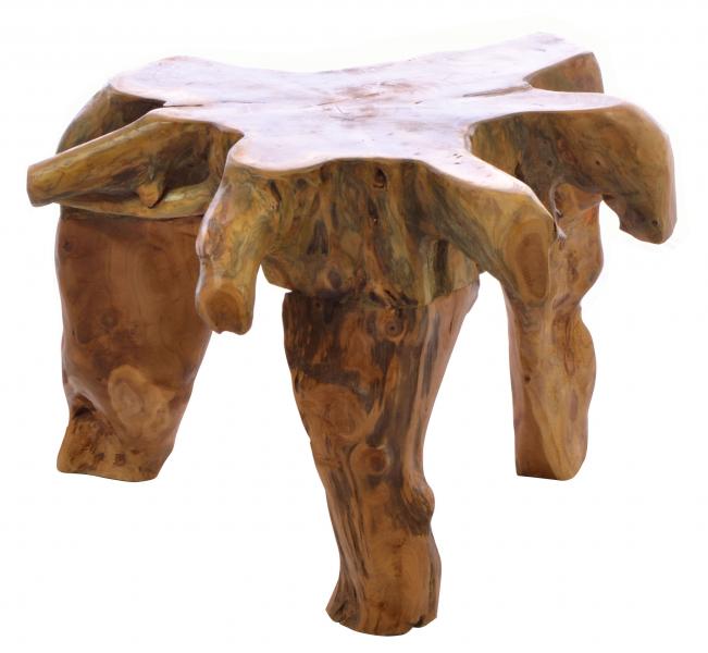 Small Teak Tree Root Root Coffee Table - IS37