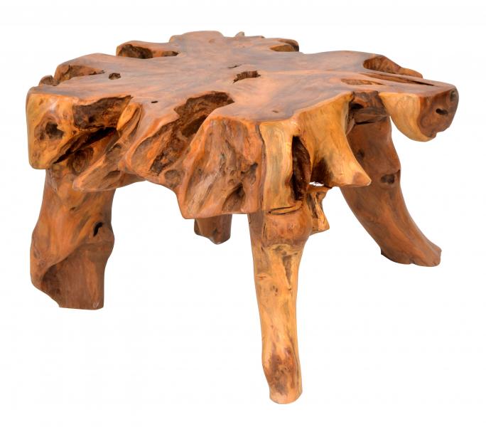 Small Teak Tree Root Root Coffee Table - IS37