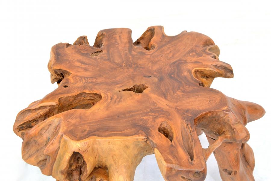 Small Teak Tree Root Root Coffee Table - IS37