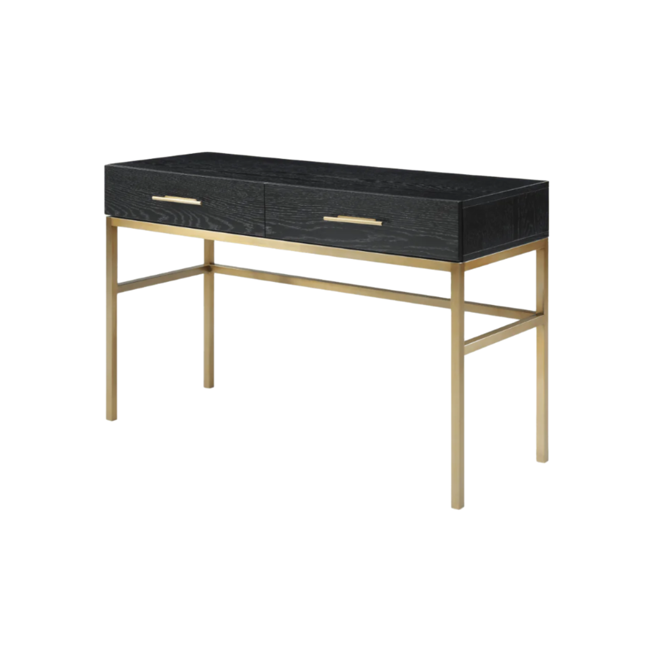 Twenty 10 Designs Tulip Dressing Table/Desk in Wenge (Black Stained Oak)