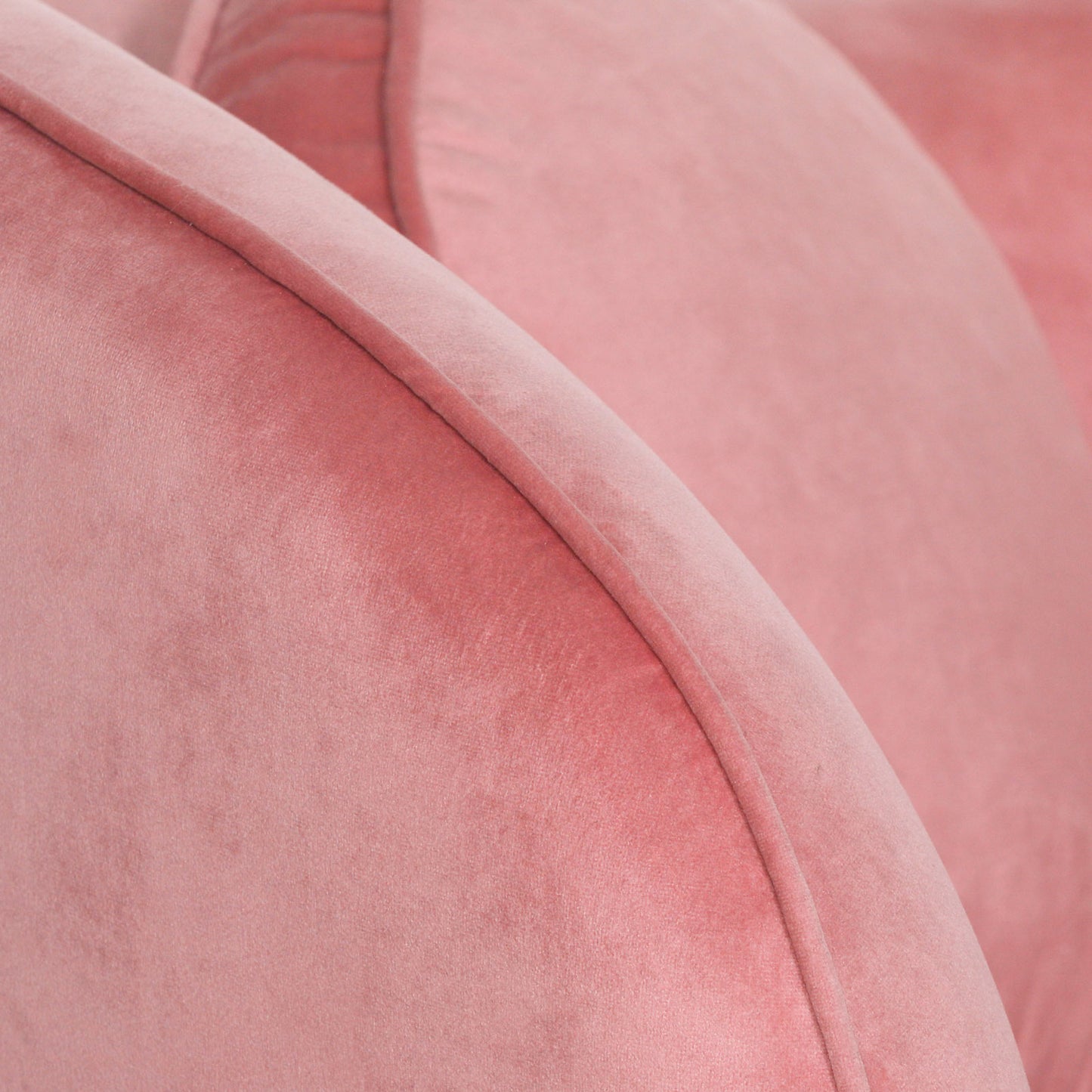 Pink Velvet Armchair Accent Chair with Cushion - AV329