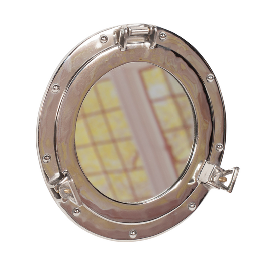 Large Handcrafted Polished Port Hole Mirror - FM70