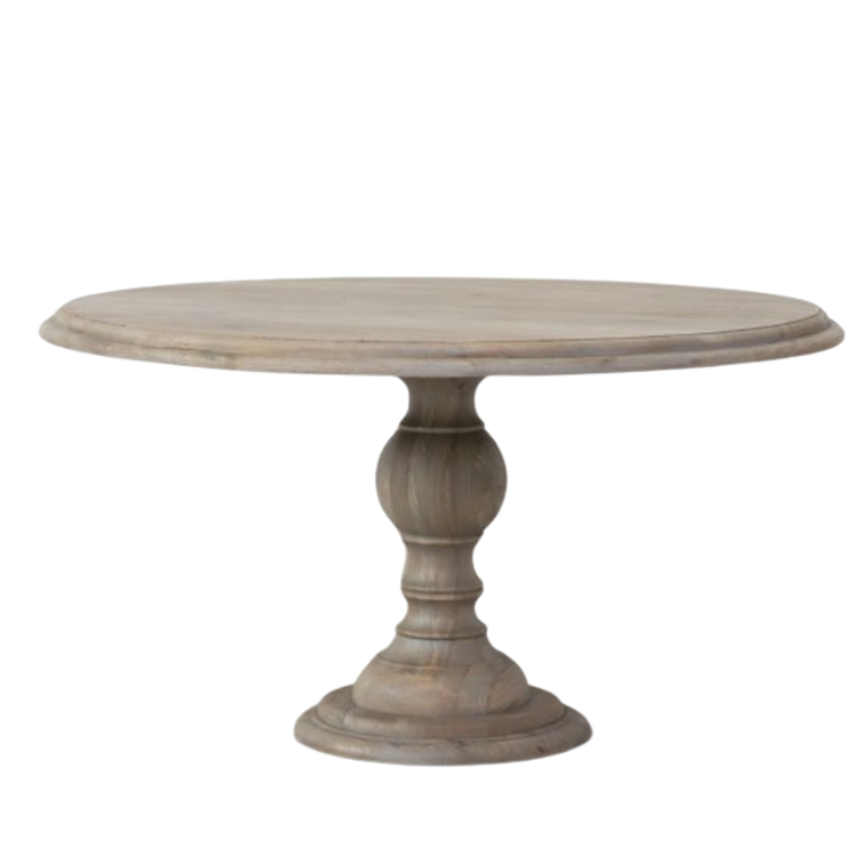 Maison Reproductions Rustic Wooden Round Dining Table 147cm - WFA61