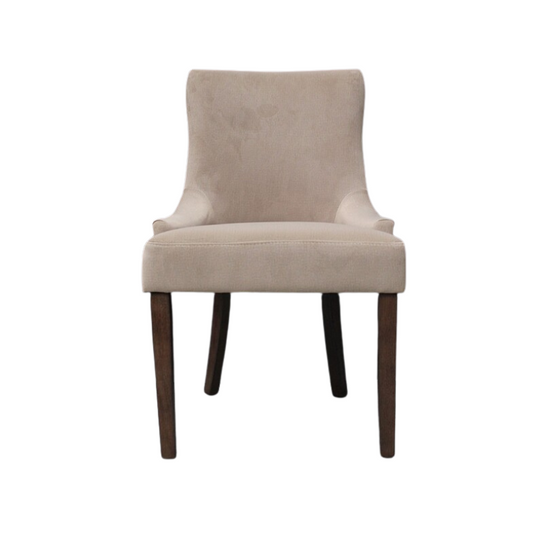 [Set of 2] Ancient Mariner Scott Dining Chairs In Velvet Hazelnut - VLA305