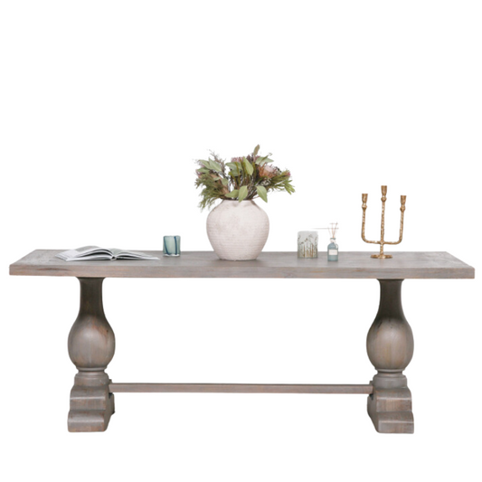 Maison Reproductions Wooden Rustic Rectangular Dining Table 210cm - KFA931