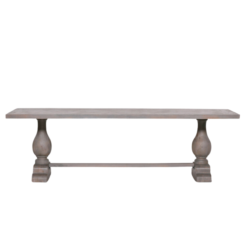 Maison Reproductions Wooden Rustic Rectangular Dining Table 260cm -  KFA932