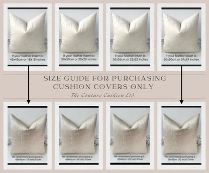 The Couture Cushion - The Taupe Invisu - Style No. 203 - White Bear Furnishings