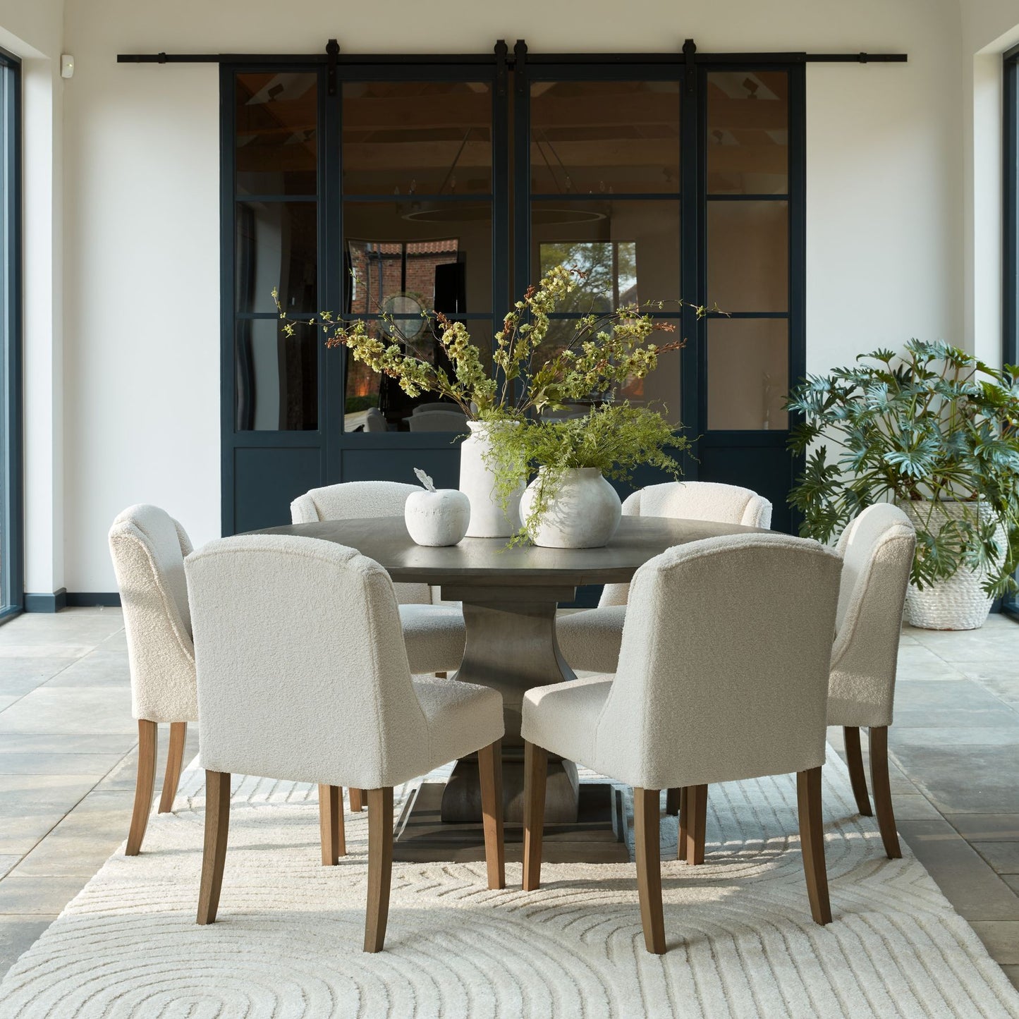 Compton Boucle Dining Chair - 22989