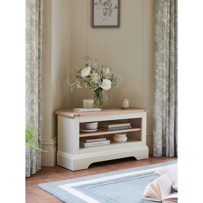 Laura Ashley Dorset Corner TV Unit	in White - 3691956 - White Bear Furnishings