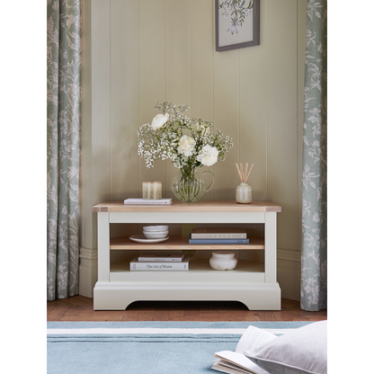 Laura Ashley Dorset Corner TV Unit	in White - 3691956 - White Bear Furnishings