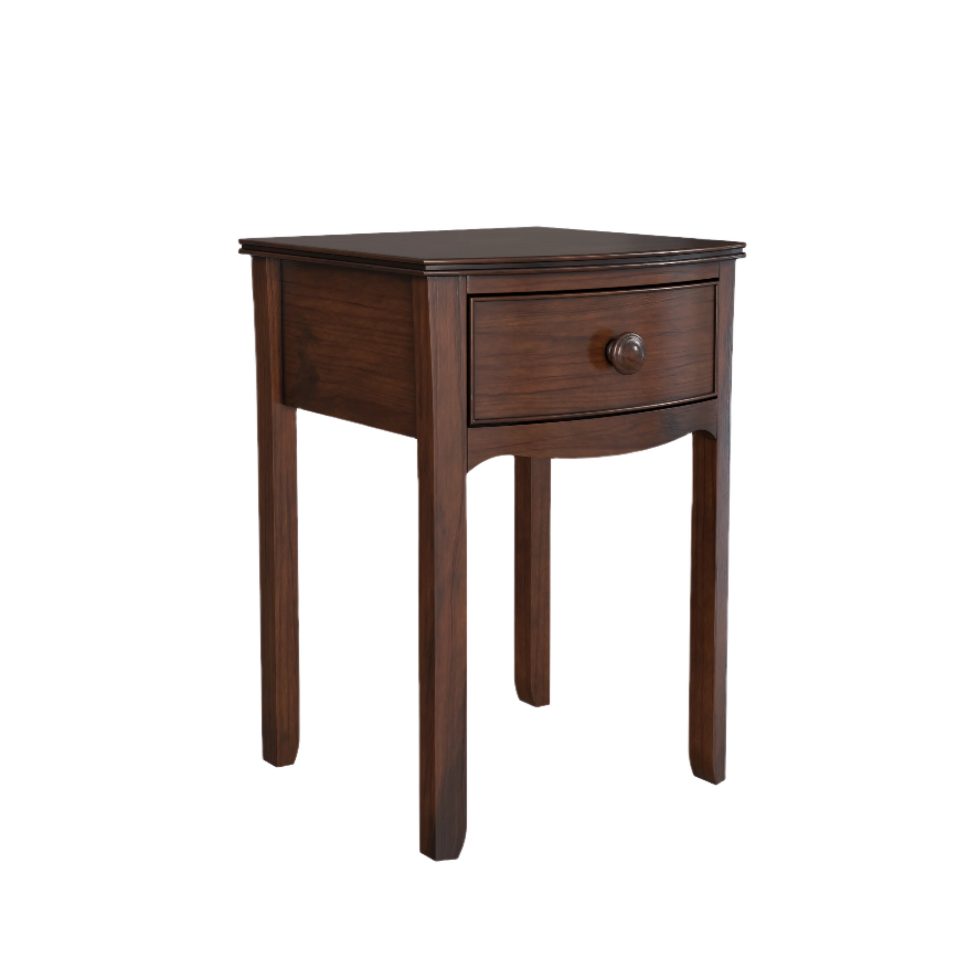 Laura Ashley Broughton Dark 1 Drawer Bedside Table - 3608147 - White Bear Furnishings