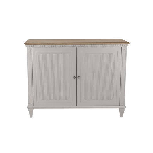 Laura Ashley Hanover 2 Door Sideboard in Pale French Grey - 3746916 - White Bear Furnishings
