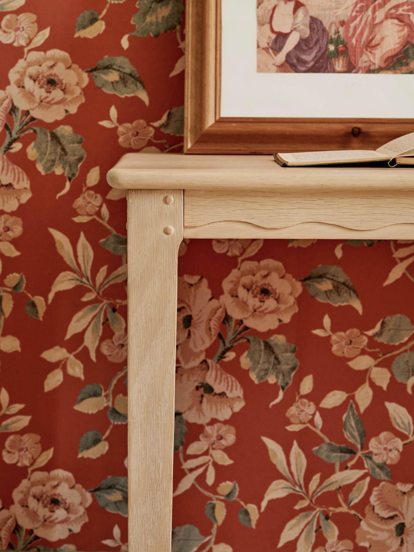 Laura Ashley Calford Washed Oak Desk - 3271005
