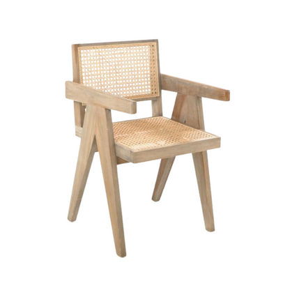 [Set of 2] Ancient Mariner Square Rattan Dining Chairs - VIN163