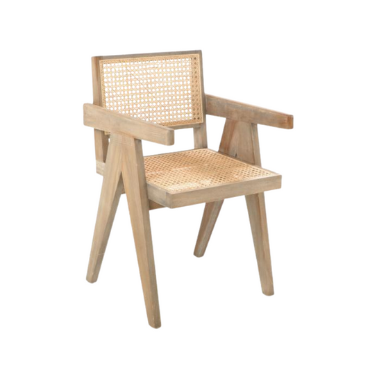 [Set of 2] Ancient Mariner Square Rattan Dining Chairs - VIN163