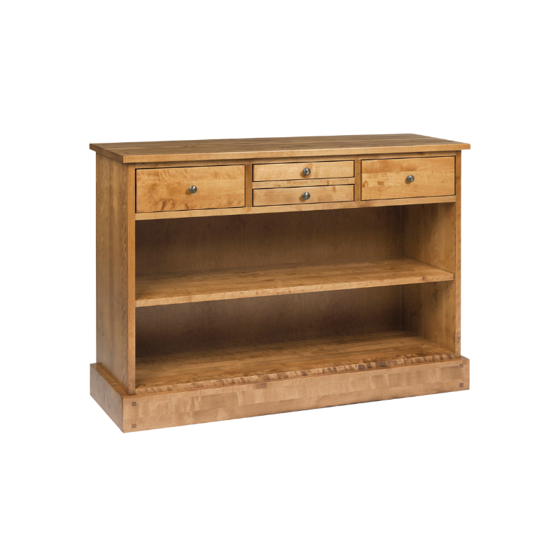 Laura Ashley Garrat 4 Drawer Console Table in Honey - 3395734 - White Bear Furnishings