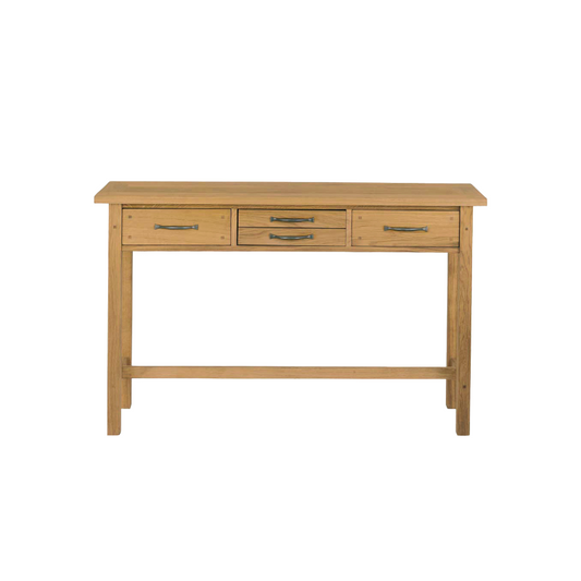 Laura Ashley Milton 4 Drawer Console Table in Oak - 3160617