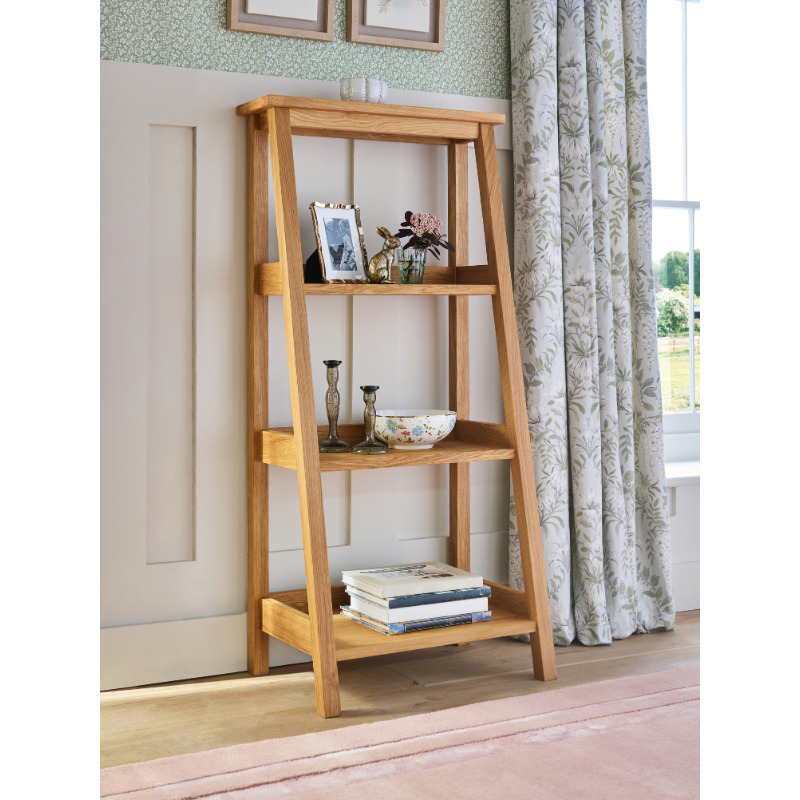 Milton Low Ladder Storage Unit	in Oak Wood - 3652500
