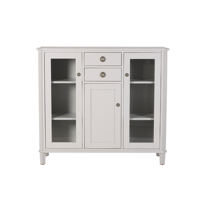 Laura Ashley 3 Door 2 Drawer Low Display Cabinet Unit