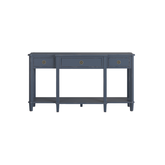 Laura Ashley Henshaw 3 Drawer Triple Console Table