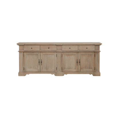 Maison Reproductions Rustic Classical 232cm Sideboard - WDT32 - White Bear Furnishings