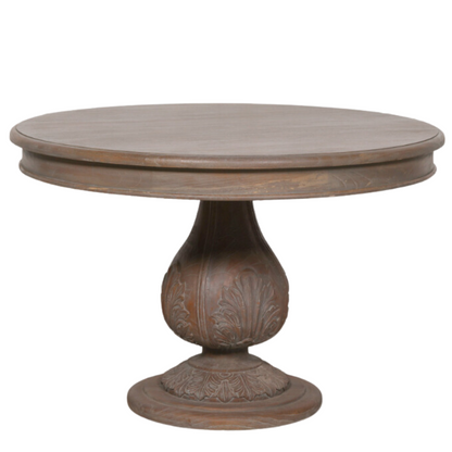 Maison Reproductions Round Pedestal Acorn Dining Table 120cm - DWS02