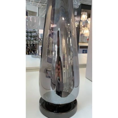 Tulisa Tall Smoked Glass Table Lamp - White Bear Furnishings