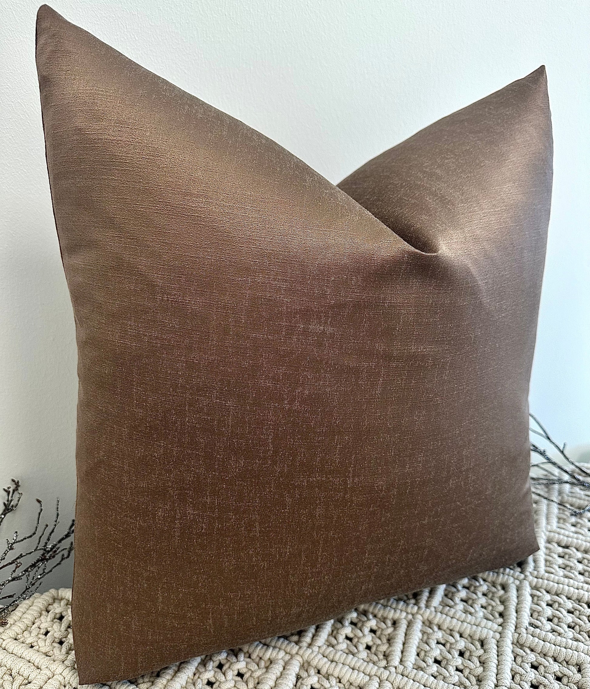 The Couture Cushion - The Taupe Invisu - Style No. 203 - White Bear Furnishings