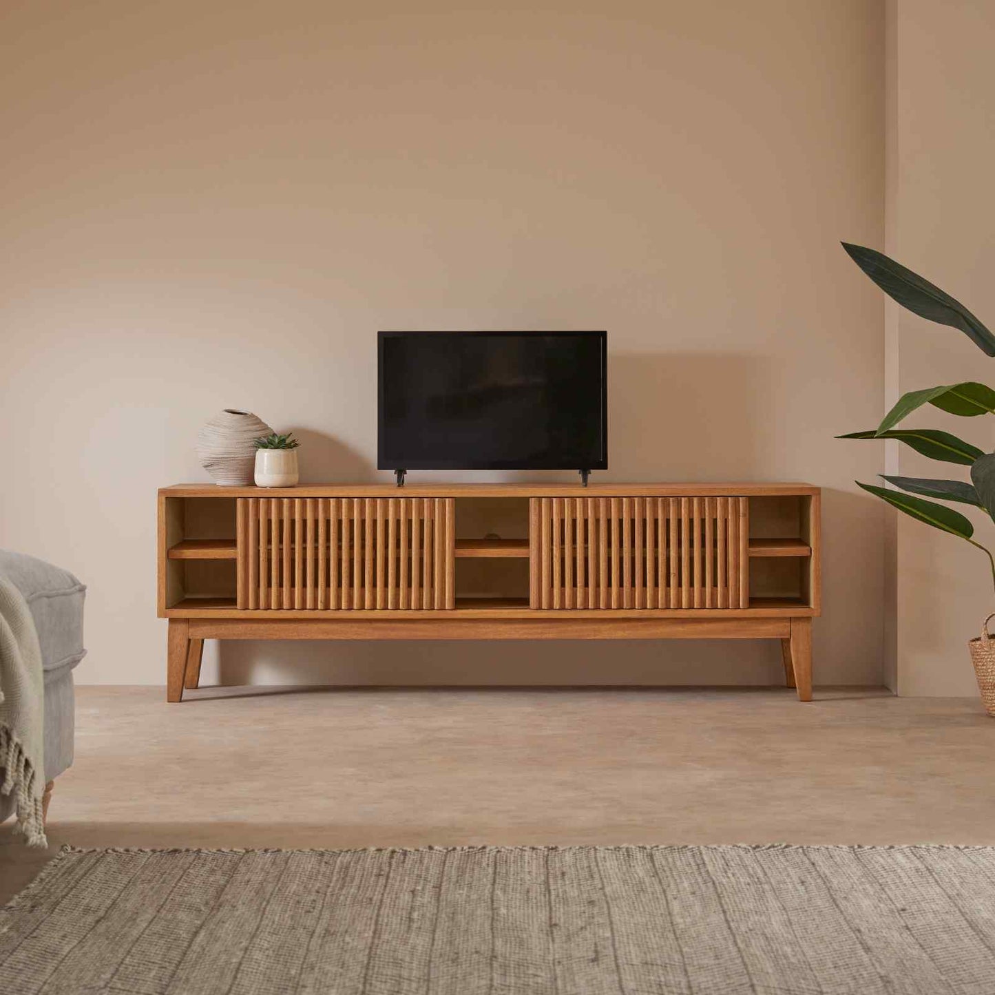 Fishe & Lilly Melia Media Unit with Sliding Doors