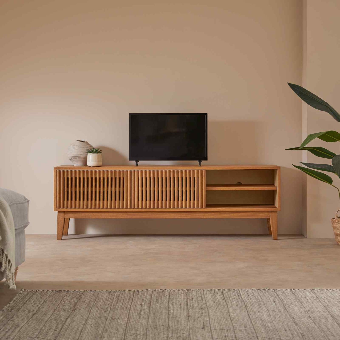 Fishe & Lilly Melia Media Unit with Sliding Doors