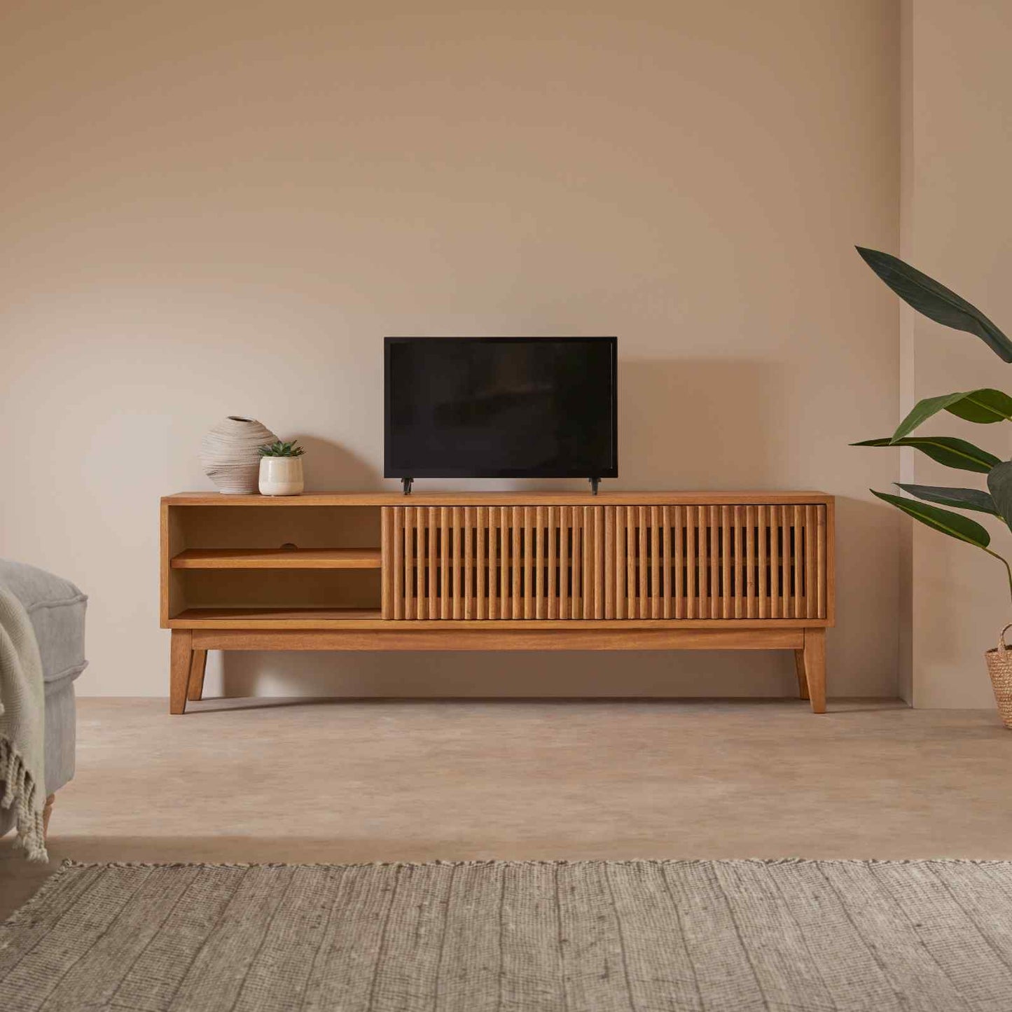 Fishe & Lilly Melia Media Unit with Sliding Doors