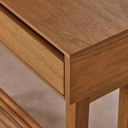Fishe & Lilly Melia Light Oak Console and Hallway Table with One Drawer