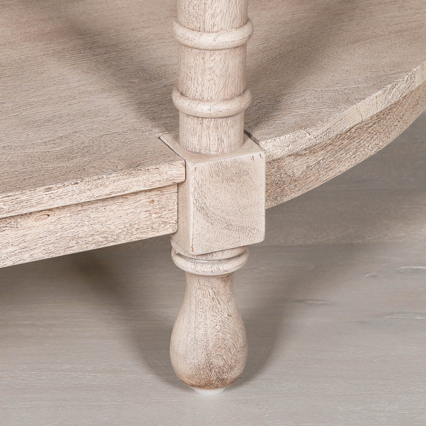 Maison Reproductions Acacia Wooden Curved Console - AFC559