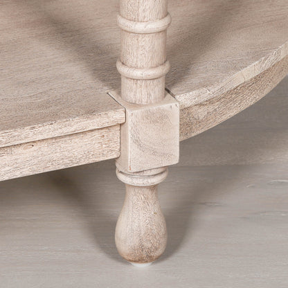 Maison Reproductions Acacia Wooden Curved Console - AFC559