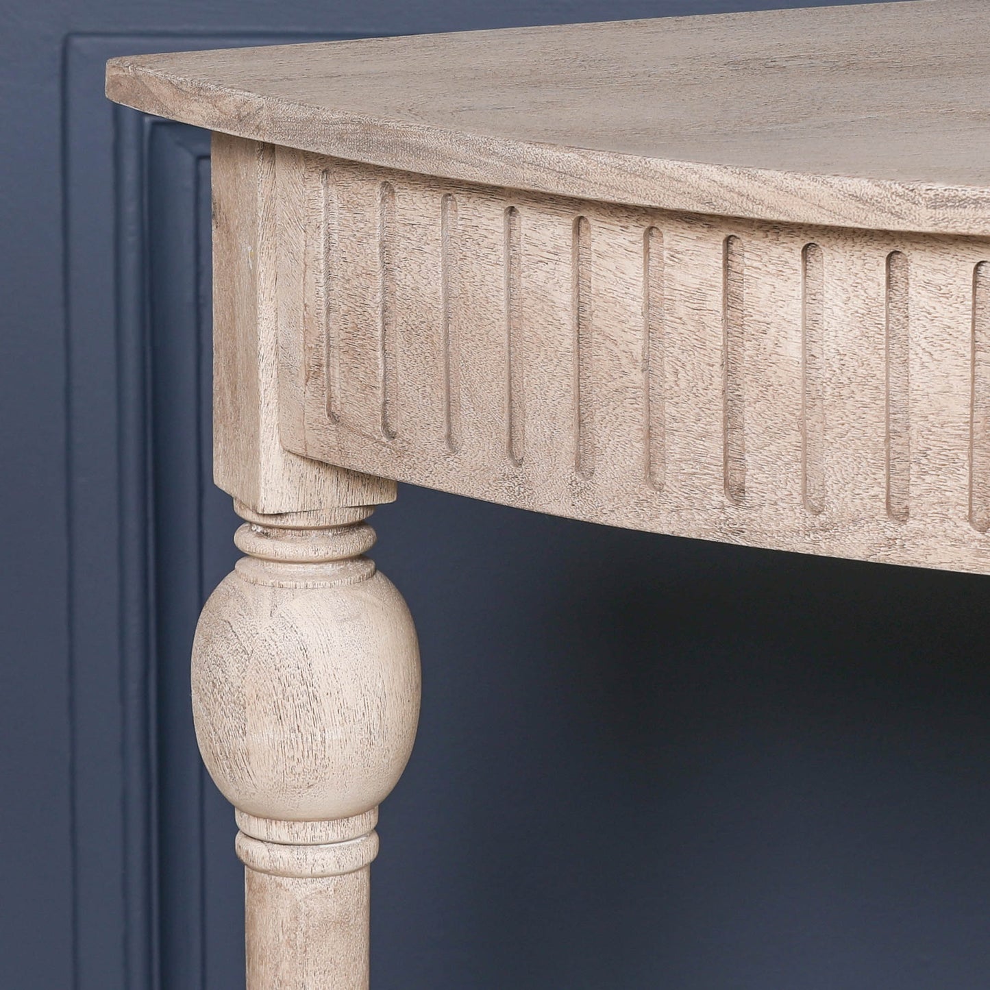 Maison Reproductions Acacia Wooden Curved Console - AFC559