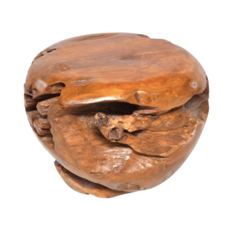 Ancient Mariner Teak Ball Stool - IS35