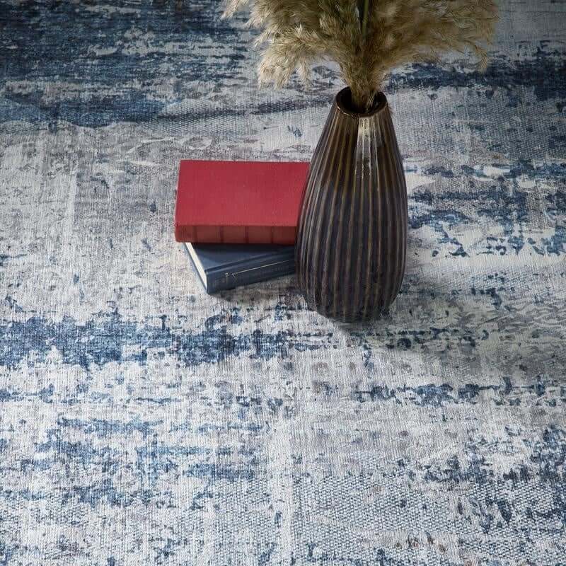 Eco-Washable Rug Abstract Design Non-Slip