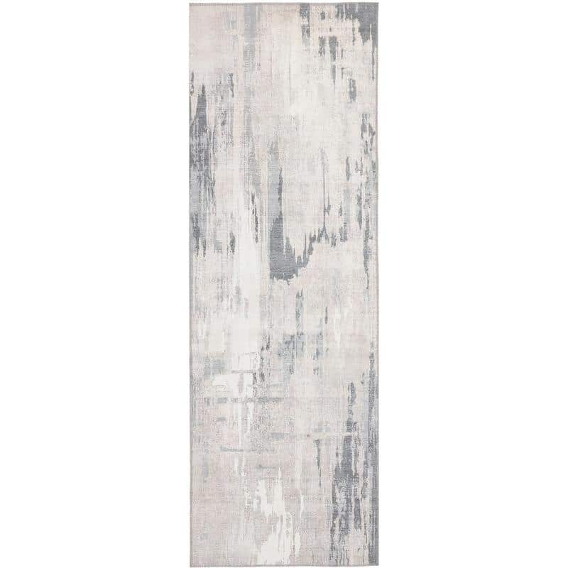 Eco-Washable Rug Abstract Design Non-Slip