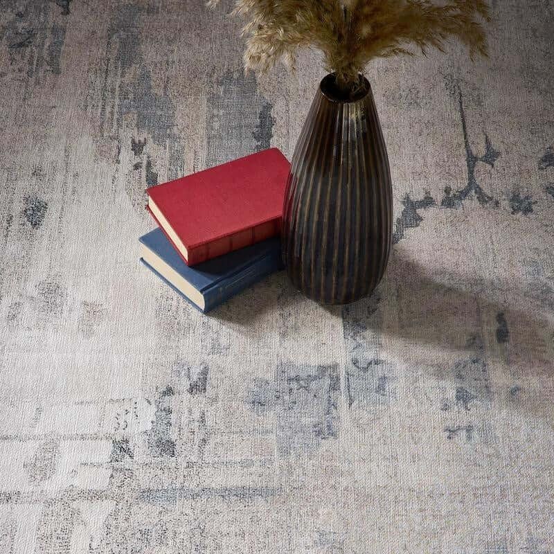 Eco-Washable Rug Abstract Design Non-Slip