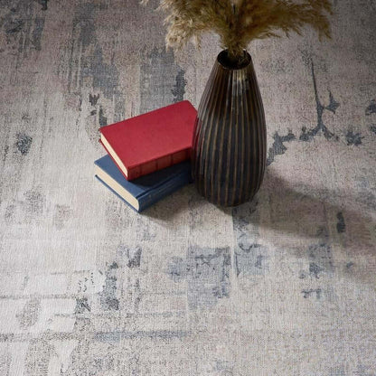Eco-Washable Rug Abstract Design Non-Slip