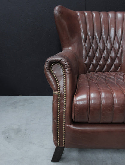 Luxury Vintage Leather Aston Armchair - TK018-1D