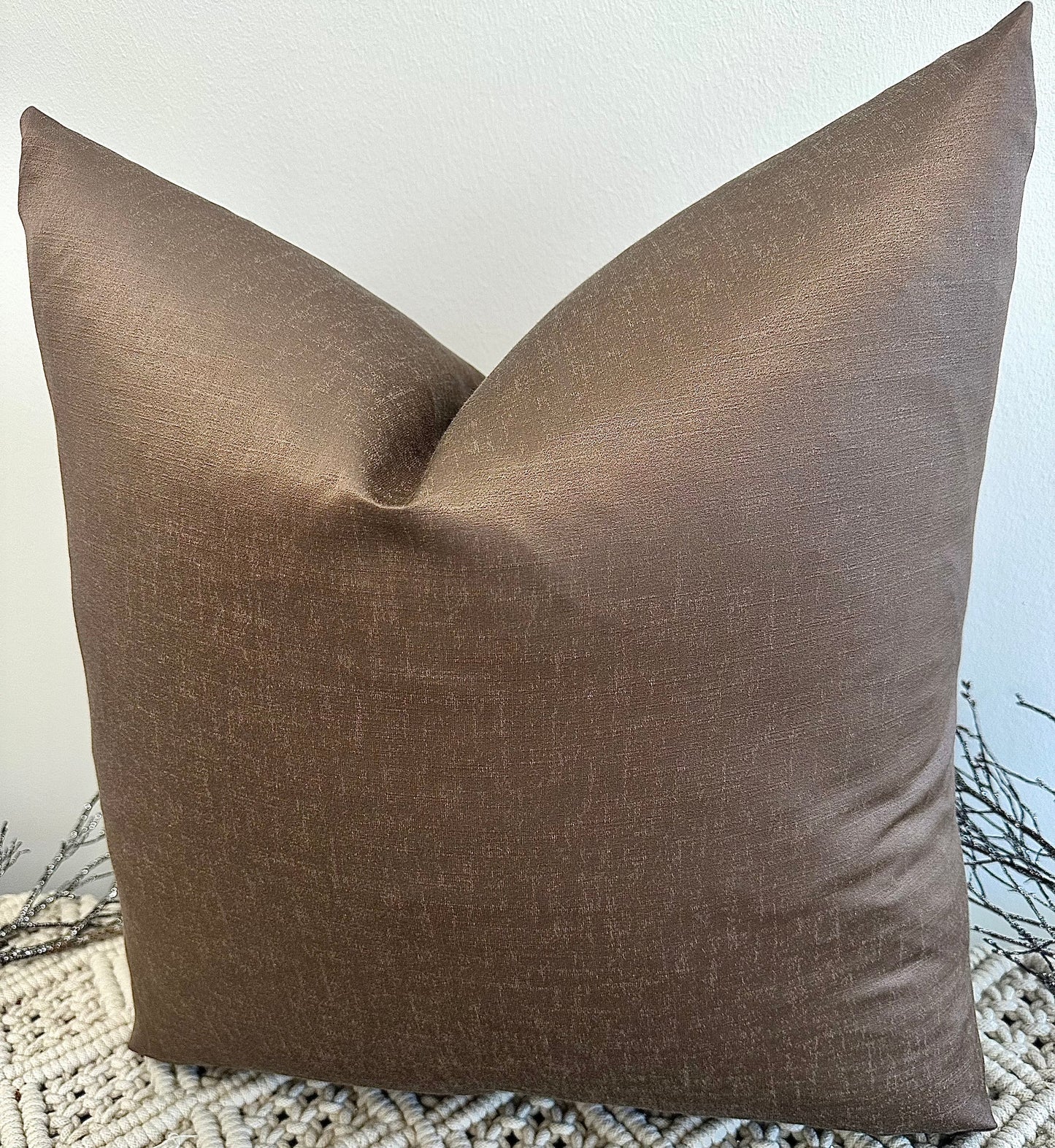 The Couture Cushion - The Taupe Invisu - Style No. 203 - White Bear Furnishings