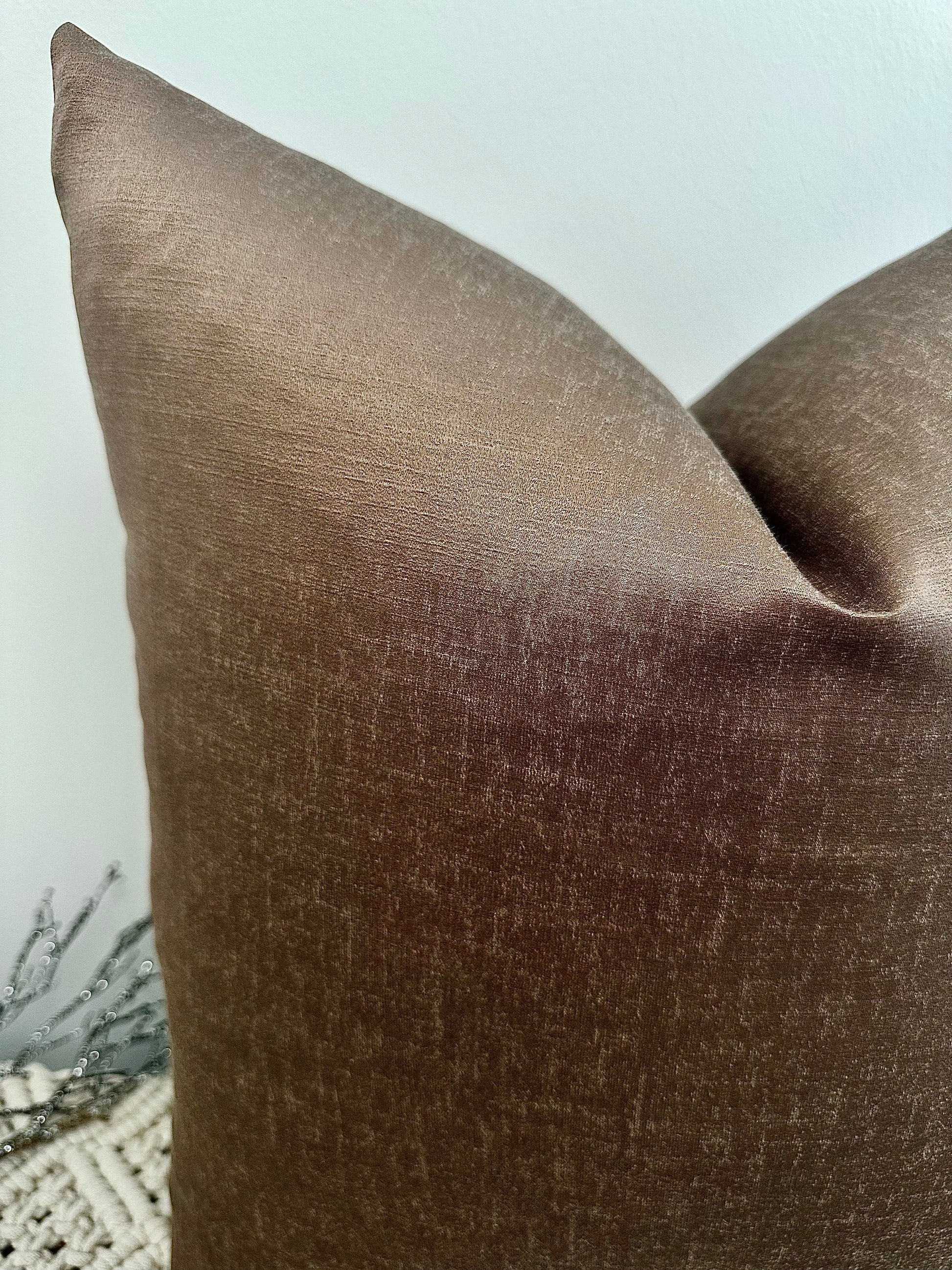 The Couture Cushion - The Taupe Invisu - Style No. 203 - White Bear Furnishings