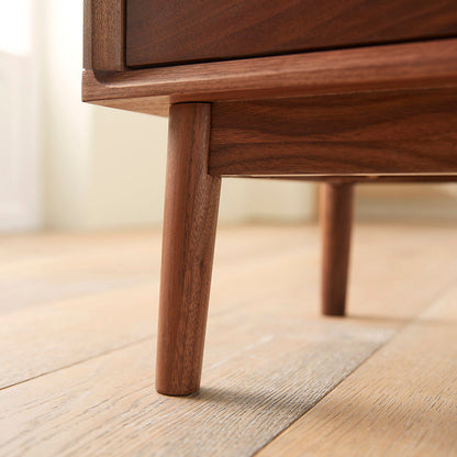 Fishe & Lilly Wright Walnut Bedside Table