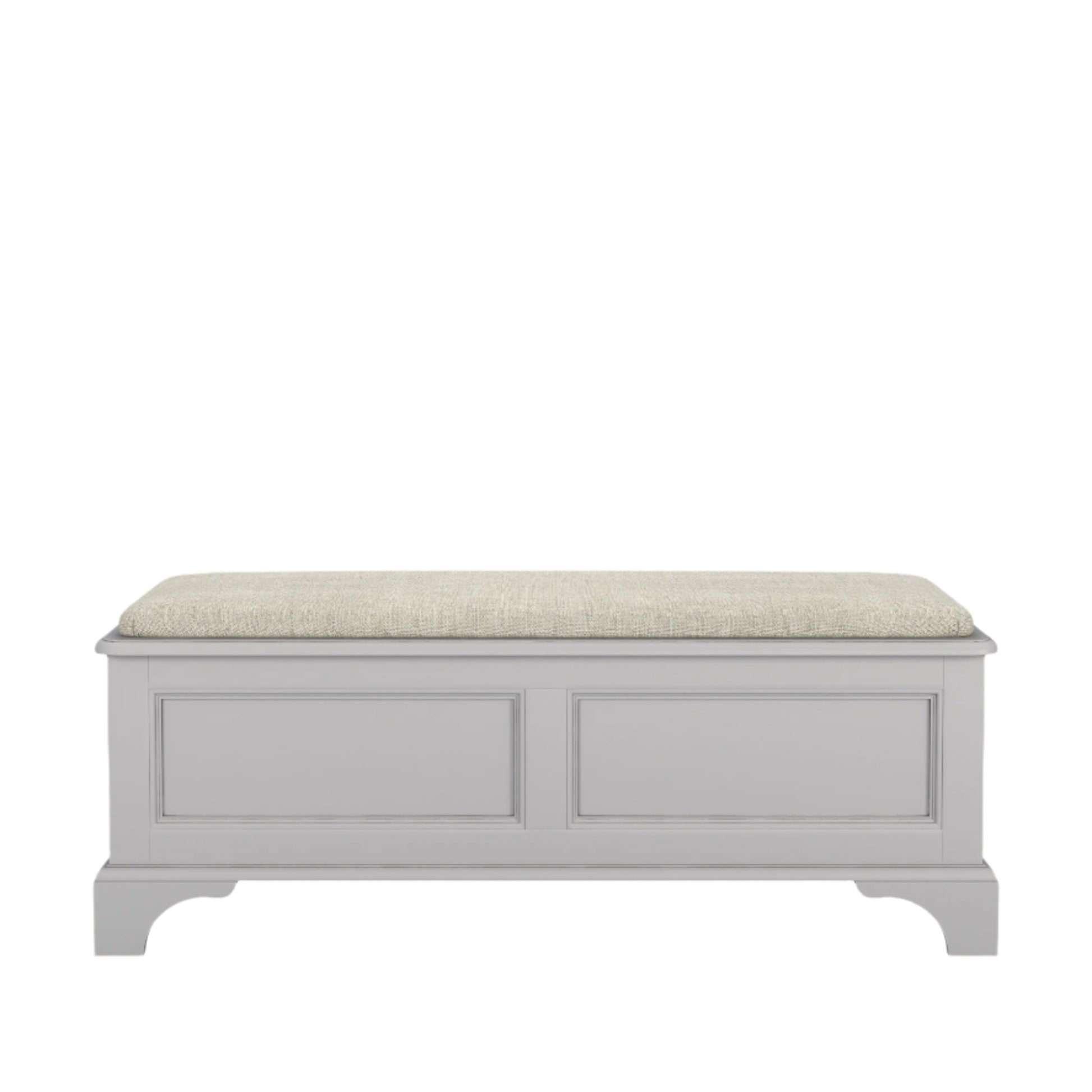Laura Ashley Clifton Dove Grey Blanket Box - 3575328 - White Bear Furnishings