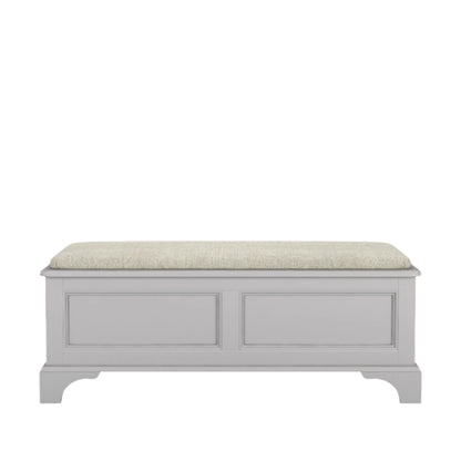 Laura Ashley Clifton Dove Grey Blanket Box - 3575328 - White Bear Furnishings