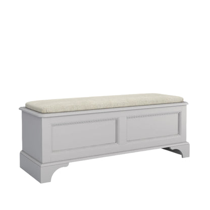 Laura Ashley Clifton Dove Grey Blanket Box - 3575328 - White Bear Furnishings