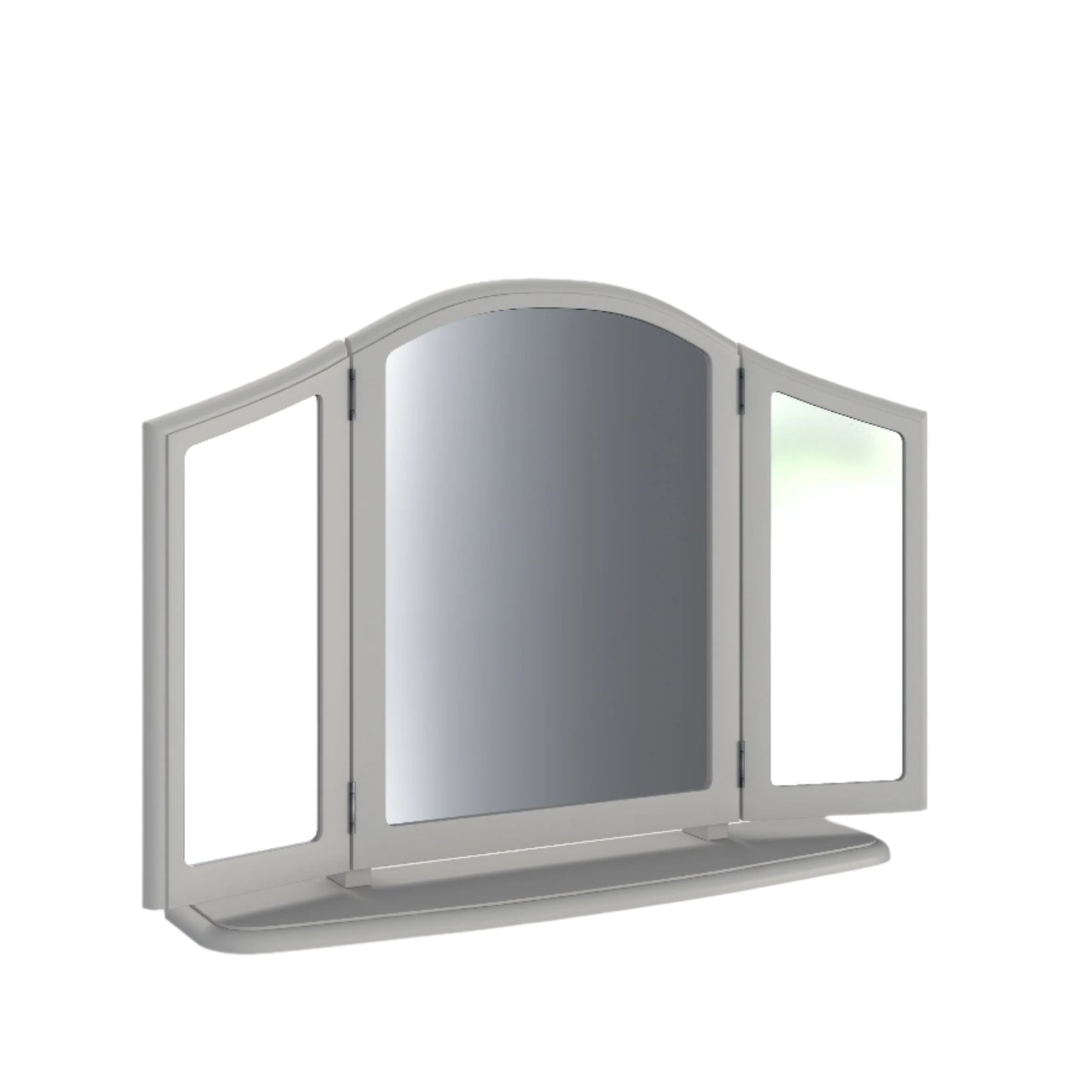 Laura Ashley Clifton Dressing Table Mirror in Dove Grey - 3578145 - White Bear Furnishings